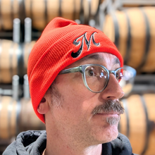 Load image into Gallery viewer, Manatawny the MONOGRAM BEANIE - Safety Orange